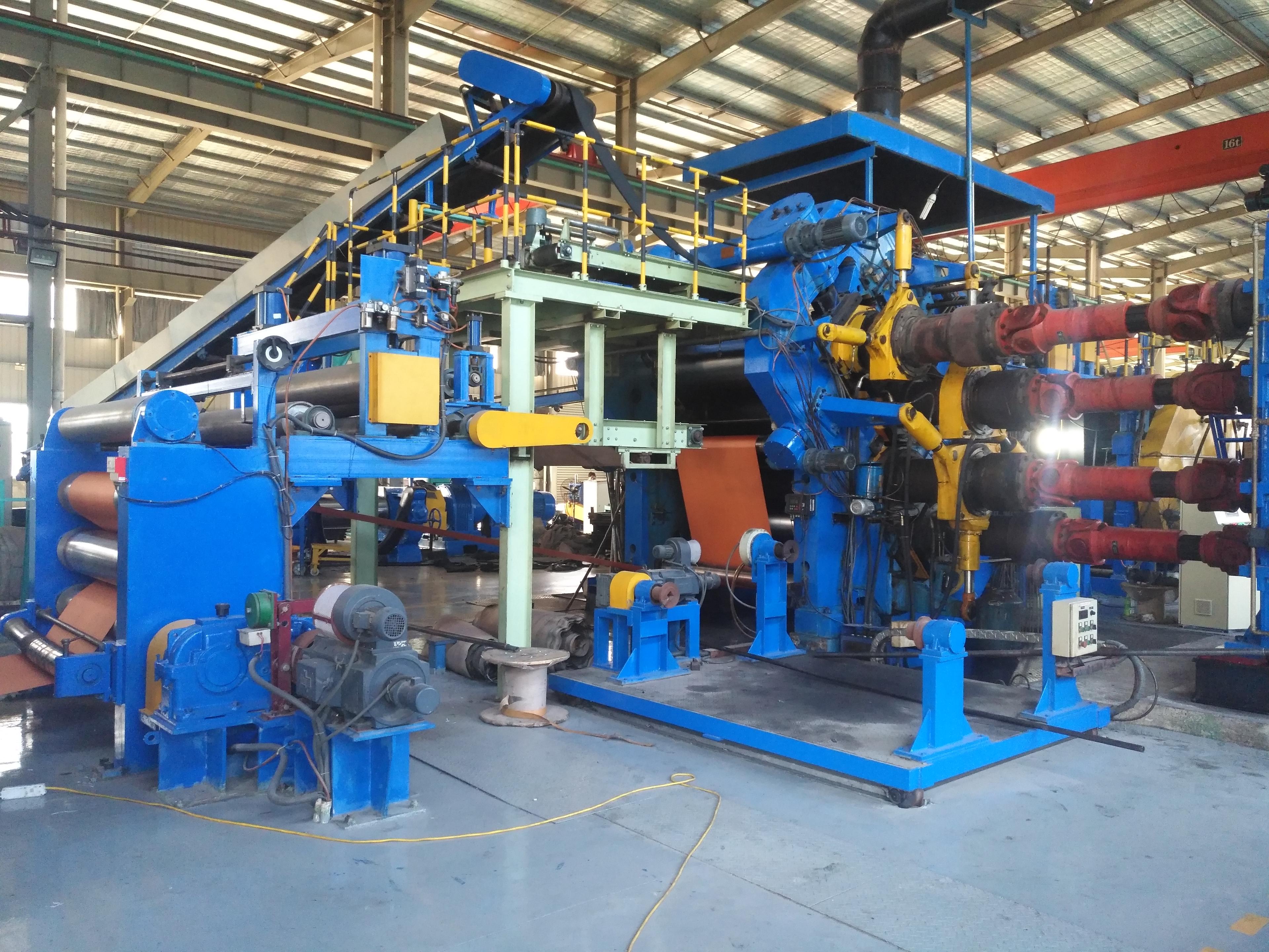 Rubber Conveyor Belt Calendering and Laminating Line