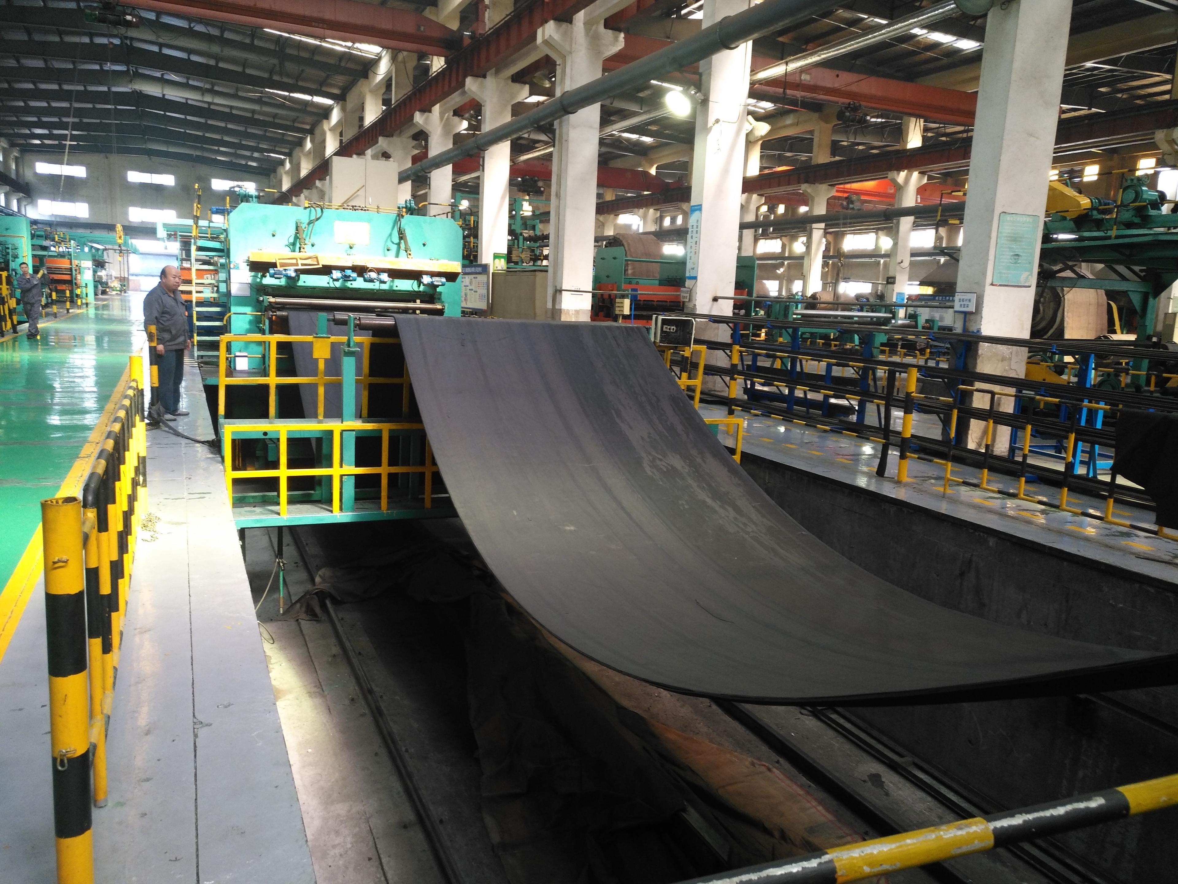 Conveyor Belt Vulcanizing Press Discharge Section