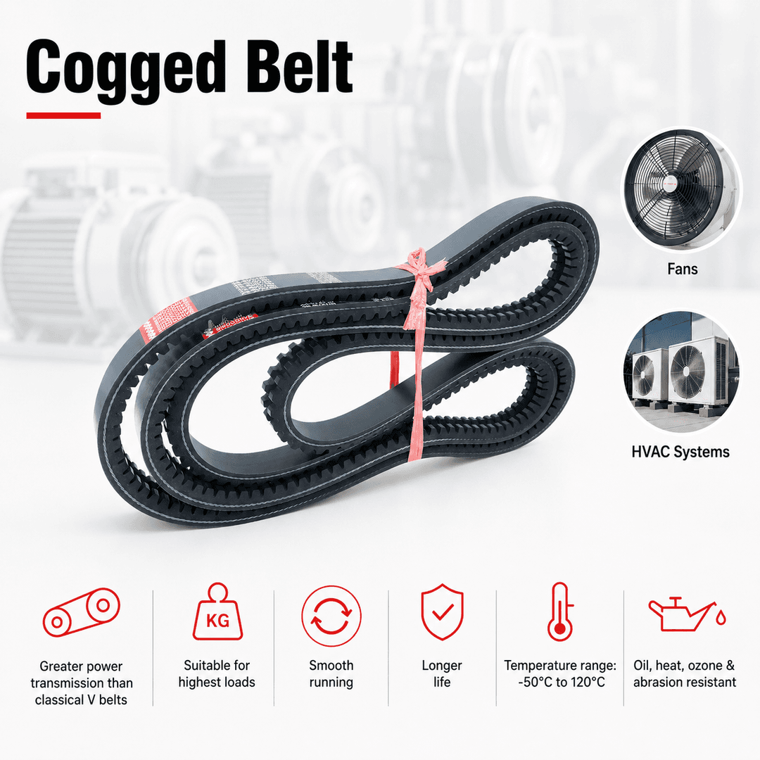 Raw Edge Cogged V Belt: When to Choose It for Industrial Drives
