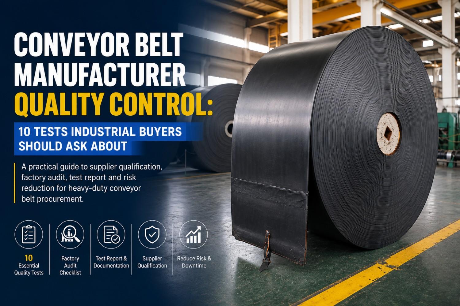 Conveyor Belt Manufacturer Quality Control: 10 Tests Industrial Buyers Should Ask About