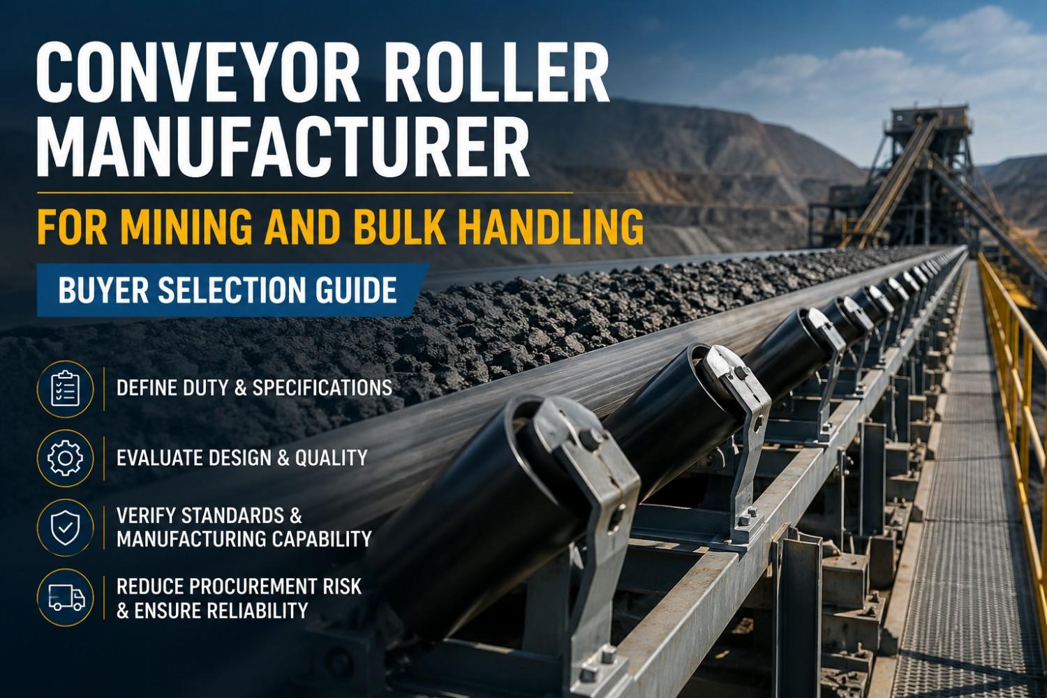 Conveyor Roller Manufacturer for Mining and Bulk Handling: Buyer Selection Guide
