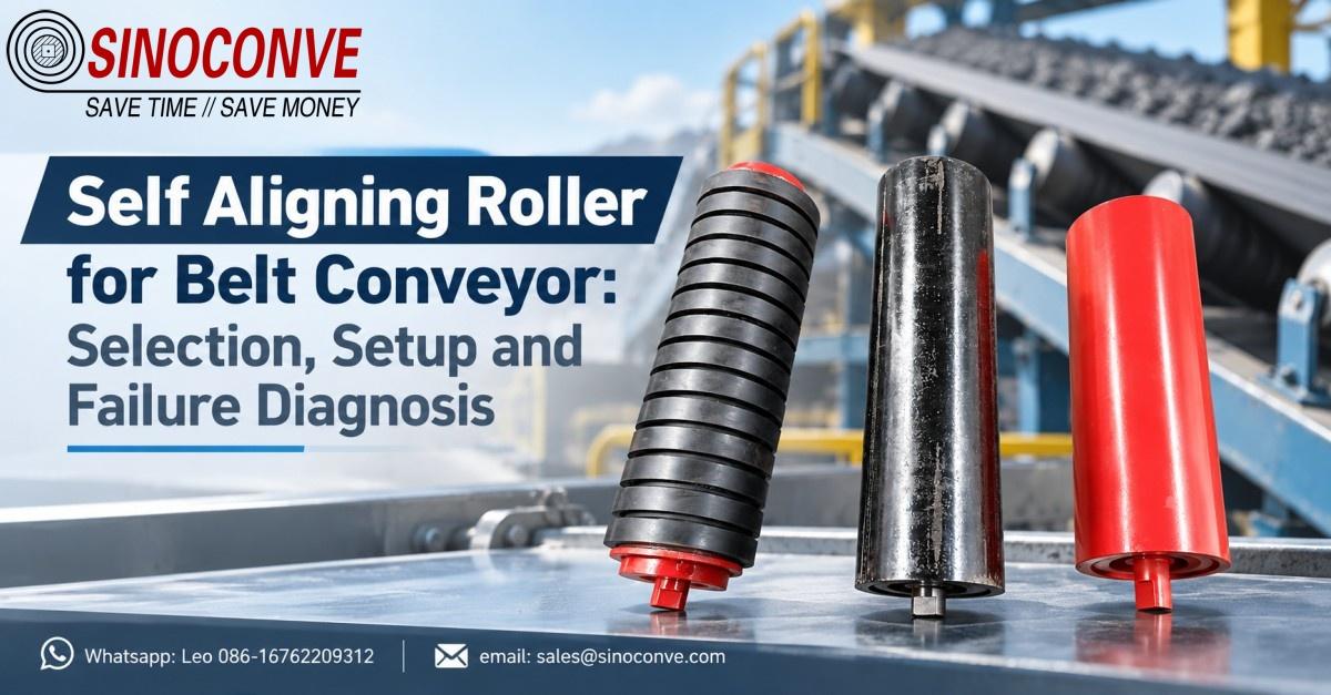 Self Aligning Roller for Belt Conveyor: Selection, Setup and Failure Diagnosis