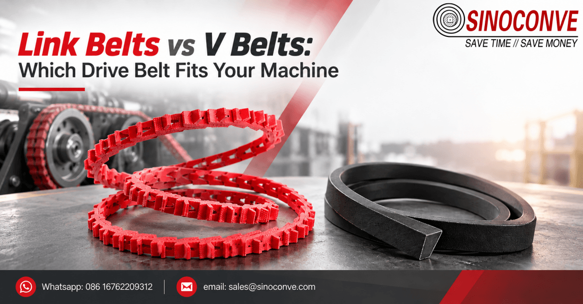 Link Belts vs V Belts: Which Drive Belt Fits Your Machine