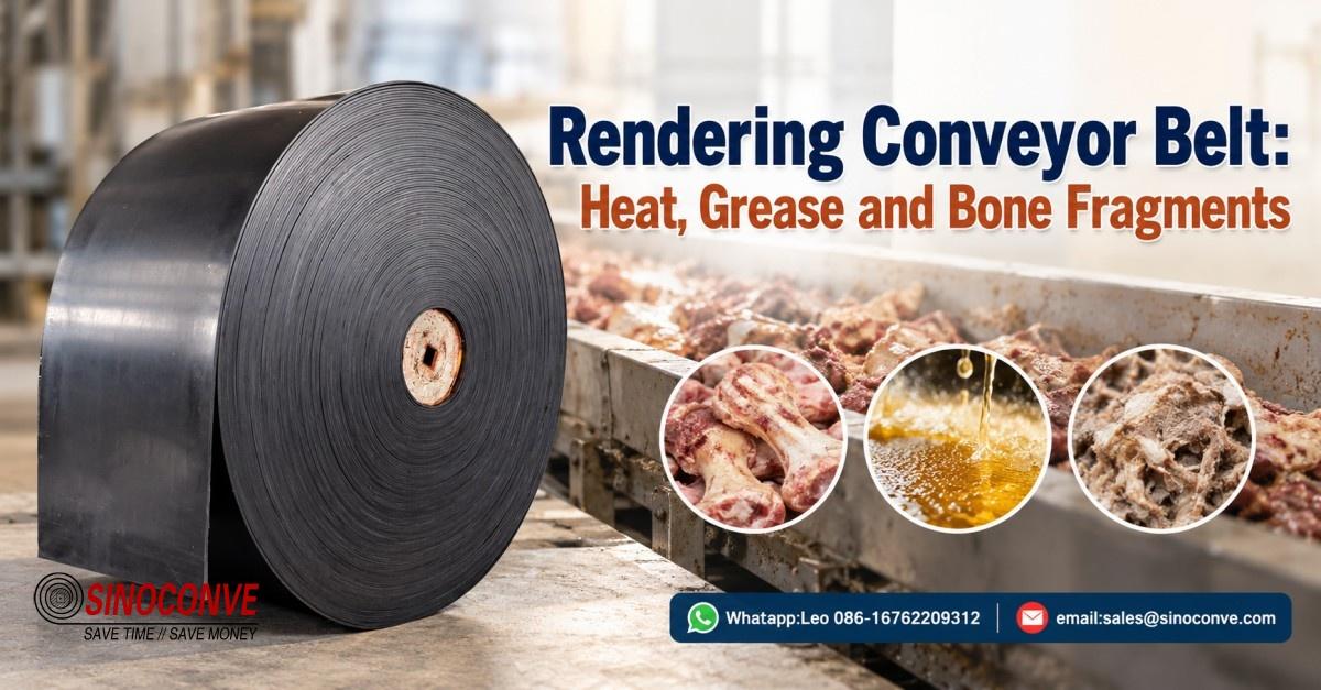 Rendering Conveyor Belt: Heat, Grease and Bone Fragments