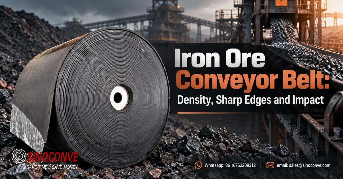 Iron Ore Conveyor Belt: Density, Sharp Edges and Impact