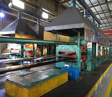 Conveyor belt vulcanization